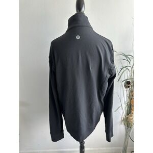 Lululemon Men's Kung‎ Fu Jacket Color Black Full Zip Luon XL